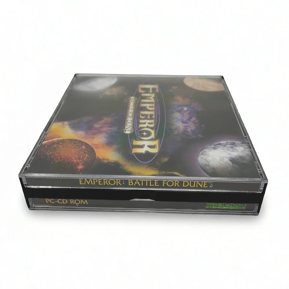 Westwood Studios Emperor Battle for Dune PC CD-ROM Game 4-Disc Set Windows RTS